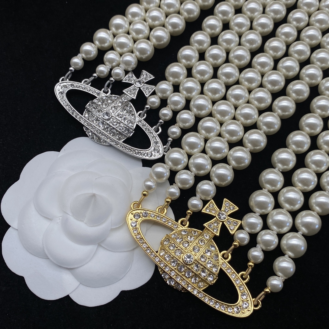 Western Queen Mother's Pearl Necklace