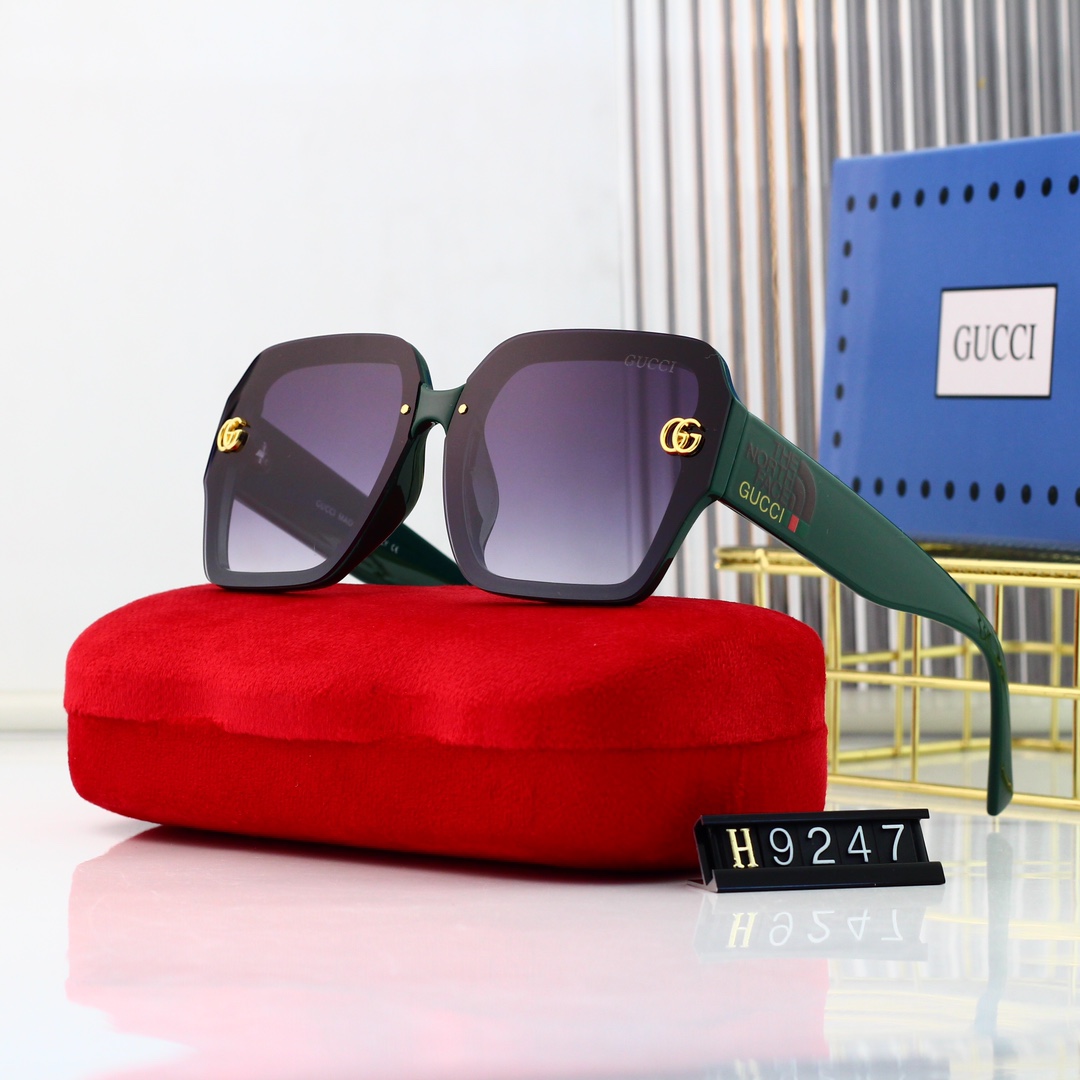 G design classic square frame sunglasses