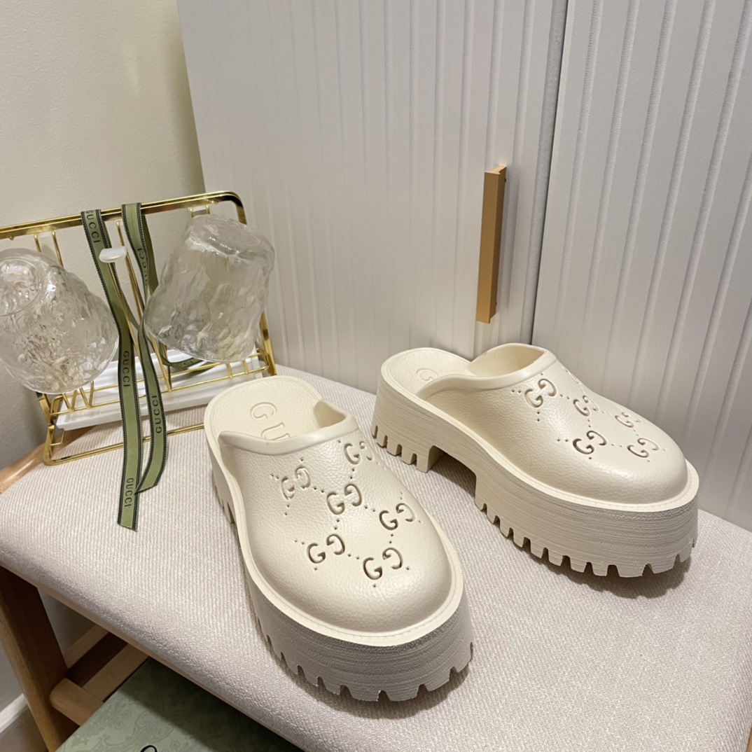 G design engraved sneakers summer beach sandals casual hole slides slippers