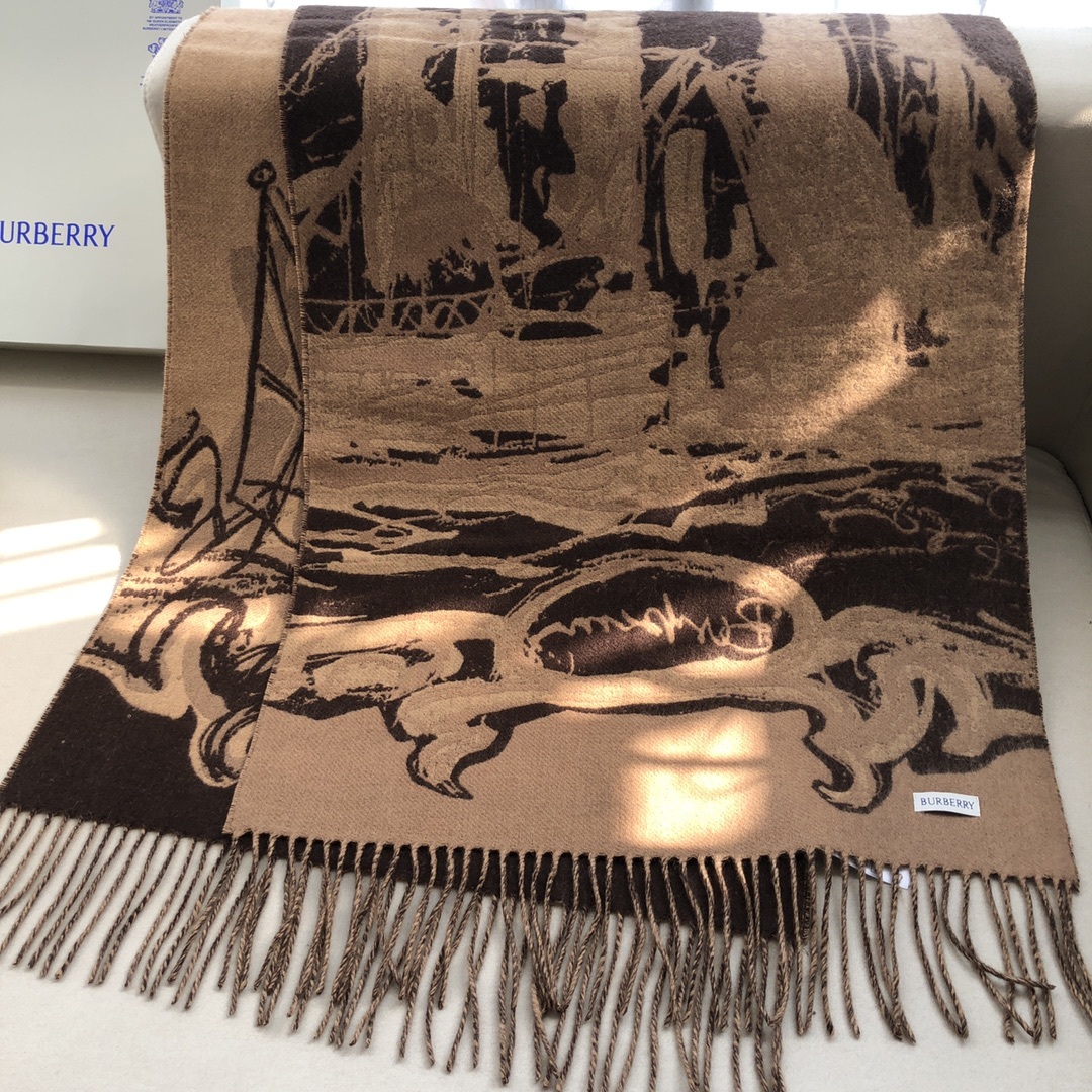 B Designs latest London Bridge abstract painting shawl