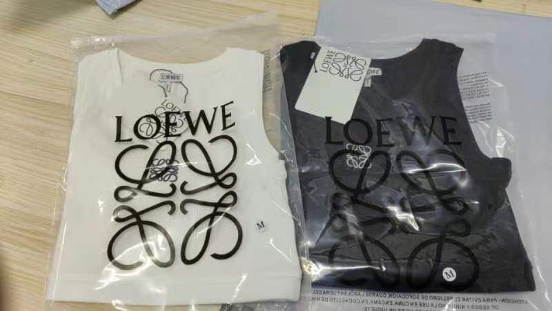 L design  Embroidered Logo Tank Top (Long/Short Style)