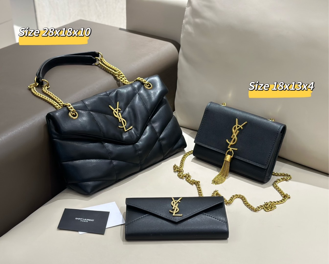 Y design 3-piece combination bag