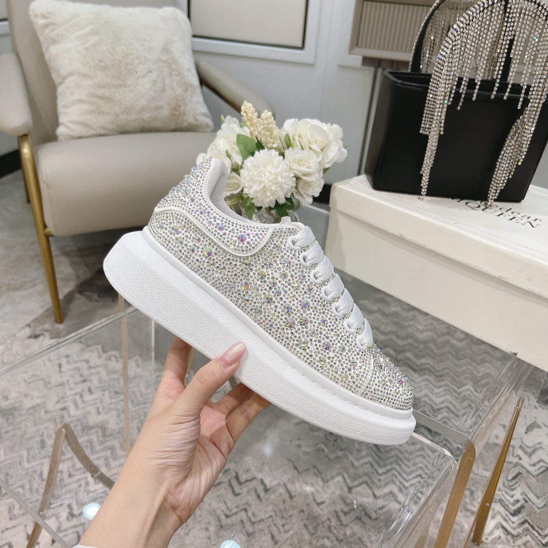 MCqueen design Hot style Rhinestone sneakers Full sizes available