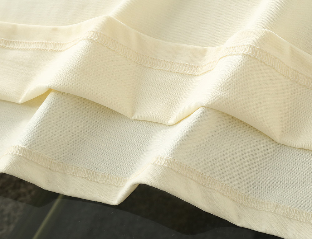 G design Smile Printed Summer Round Collar Cotton Breathable Unisex Leisure T-shirt