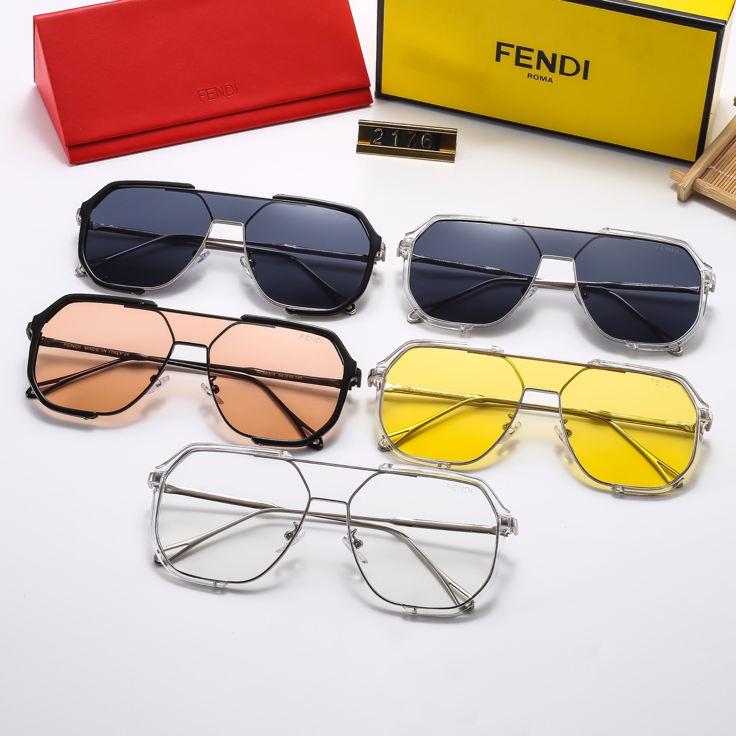 F design Fashion new sunglasses runaway series 2176