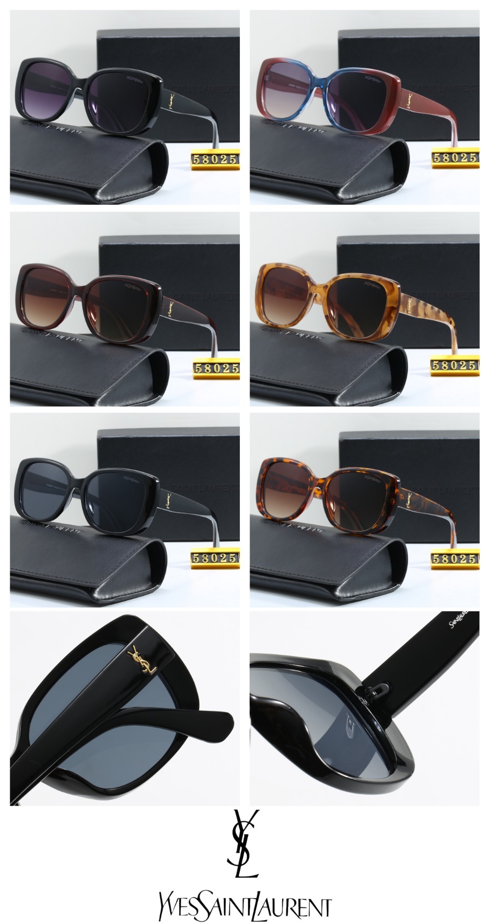 Y design Fashion new sunglasses 58025