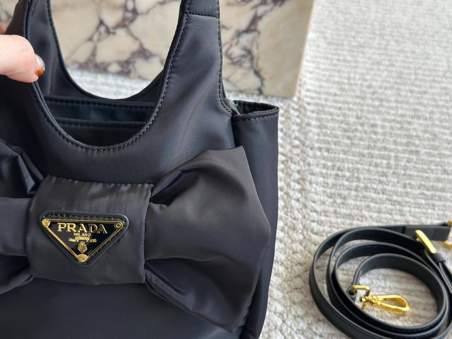 P design new mini basket handbag