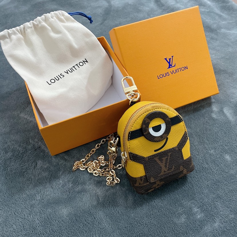 L design  Minions Coin Purse Keychain