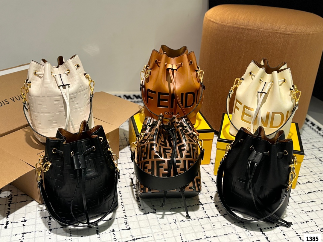 F design  Mon Tresor  Drawstring bucket bag