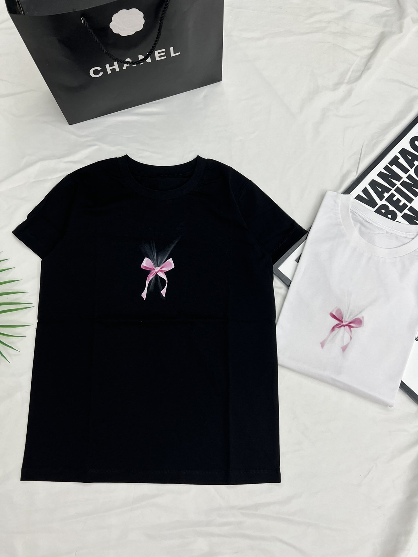 Moco bow slim short sleeves