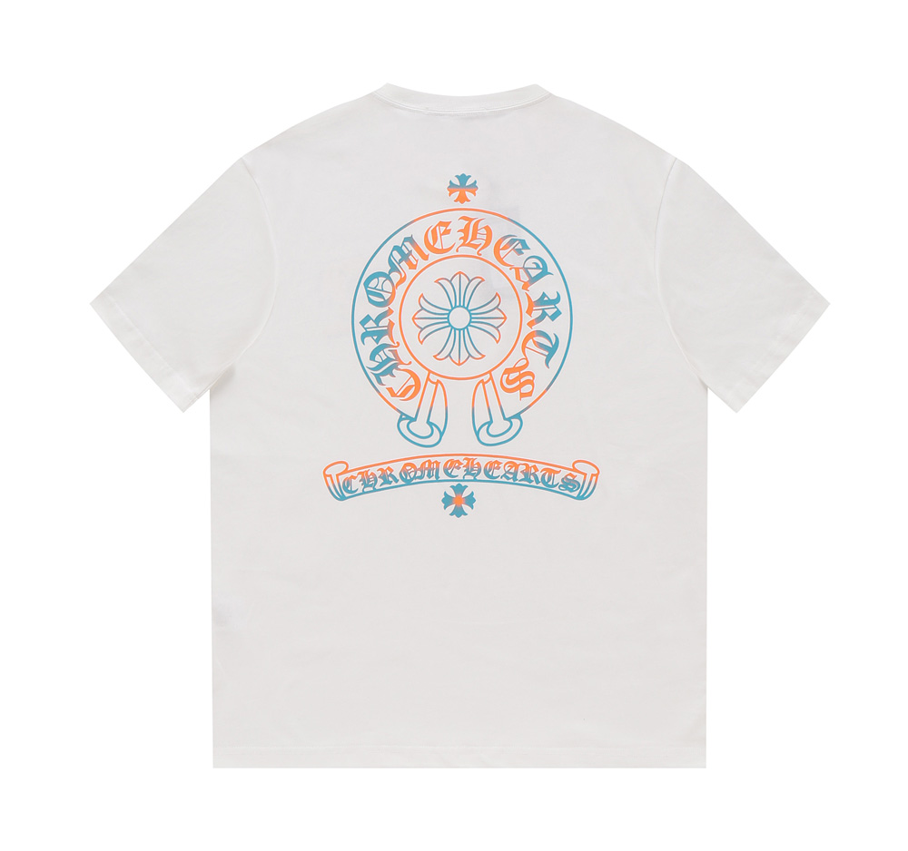 Chrome Hearts New Design Unisex Leisure Short Sleeve