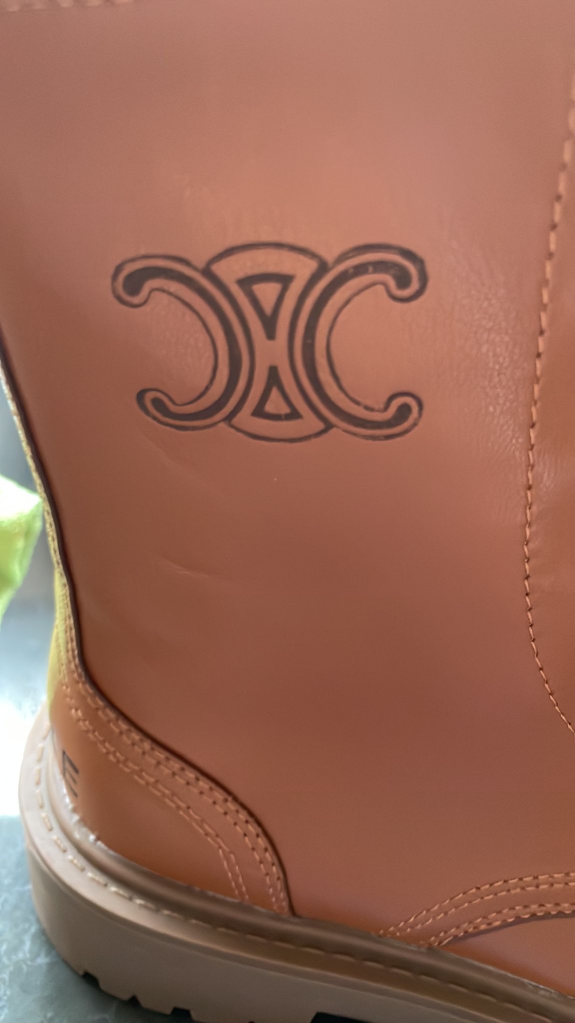 C logo  new thick-soled short boots