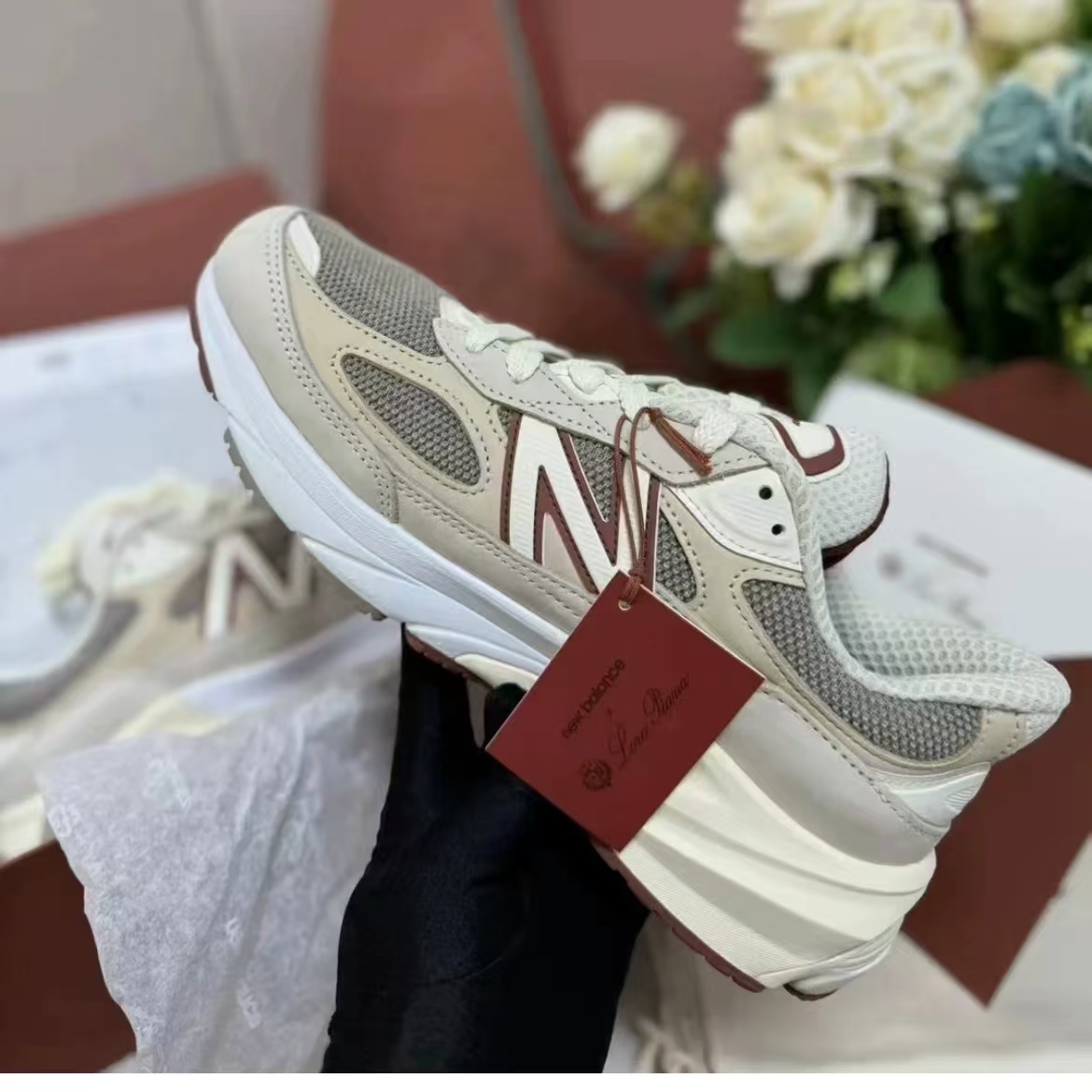 NB & Loro Piana Cobrand Sneakers Hot style