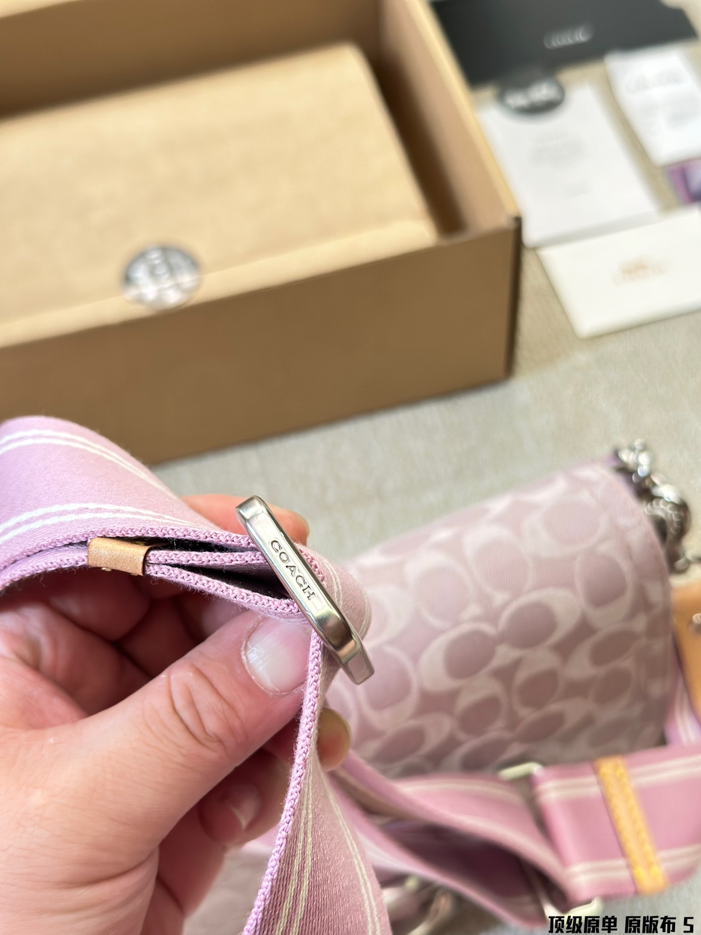 C Design Softtabby26 Embossed Denim Shoulder Bag