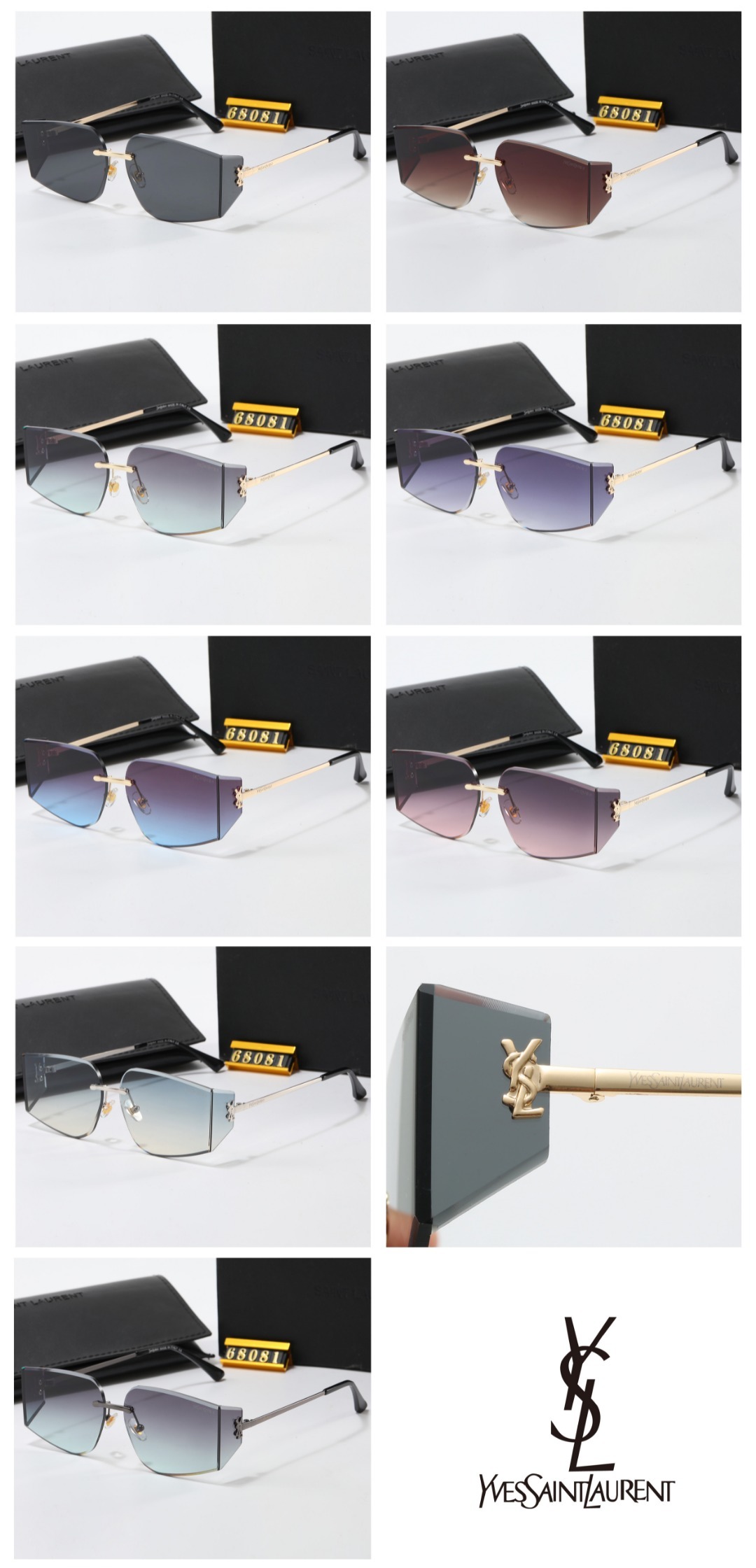 Y design Fashion new sunglasses 68081