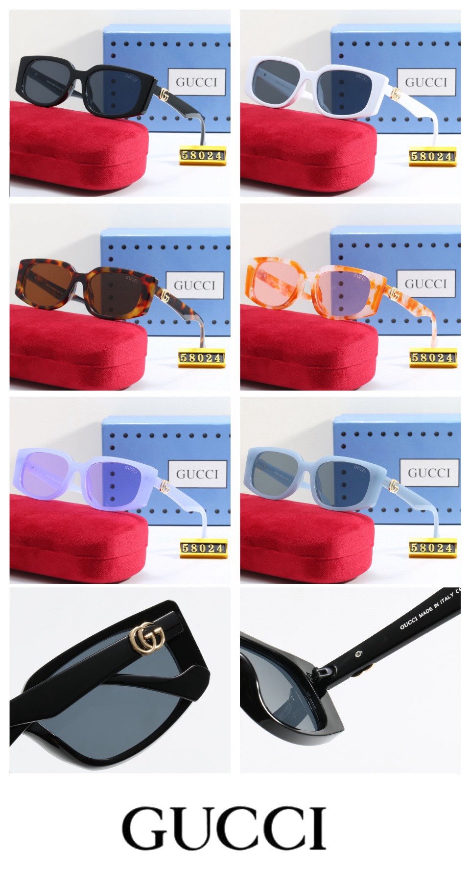 G design Fashion new sunglasses 58024