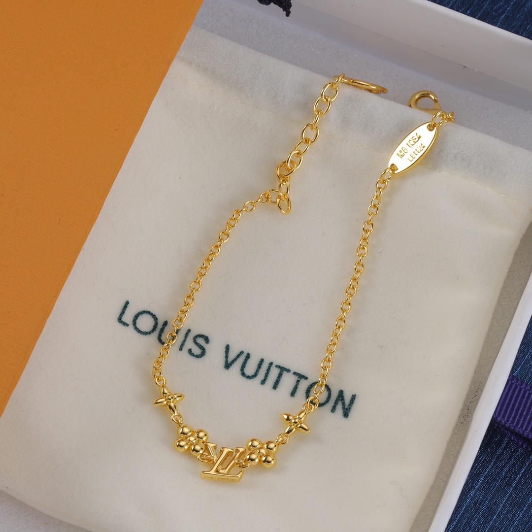 L designlogo pendant thin bracelet