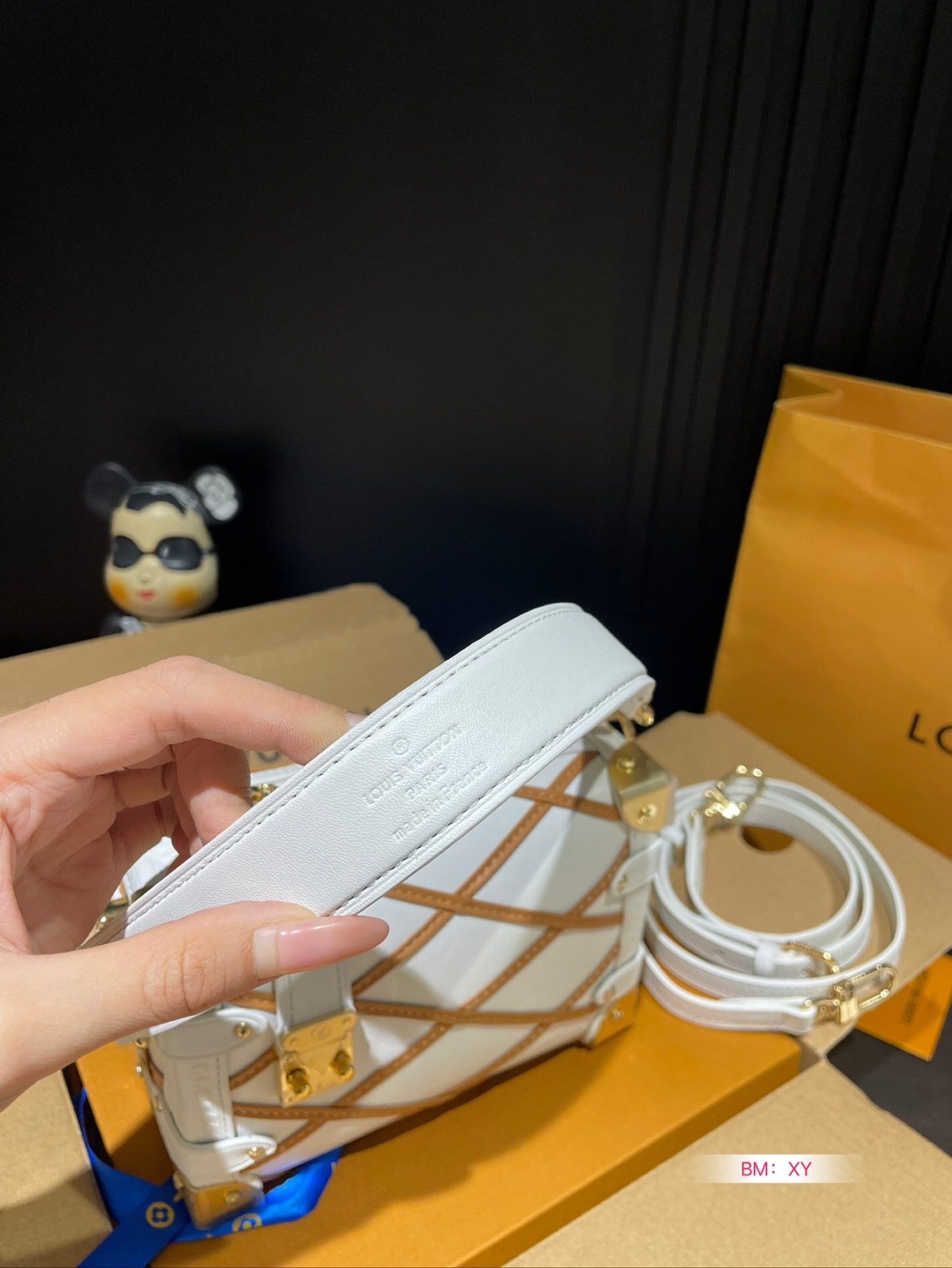 L design new bag trunk small square bag