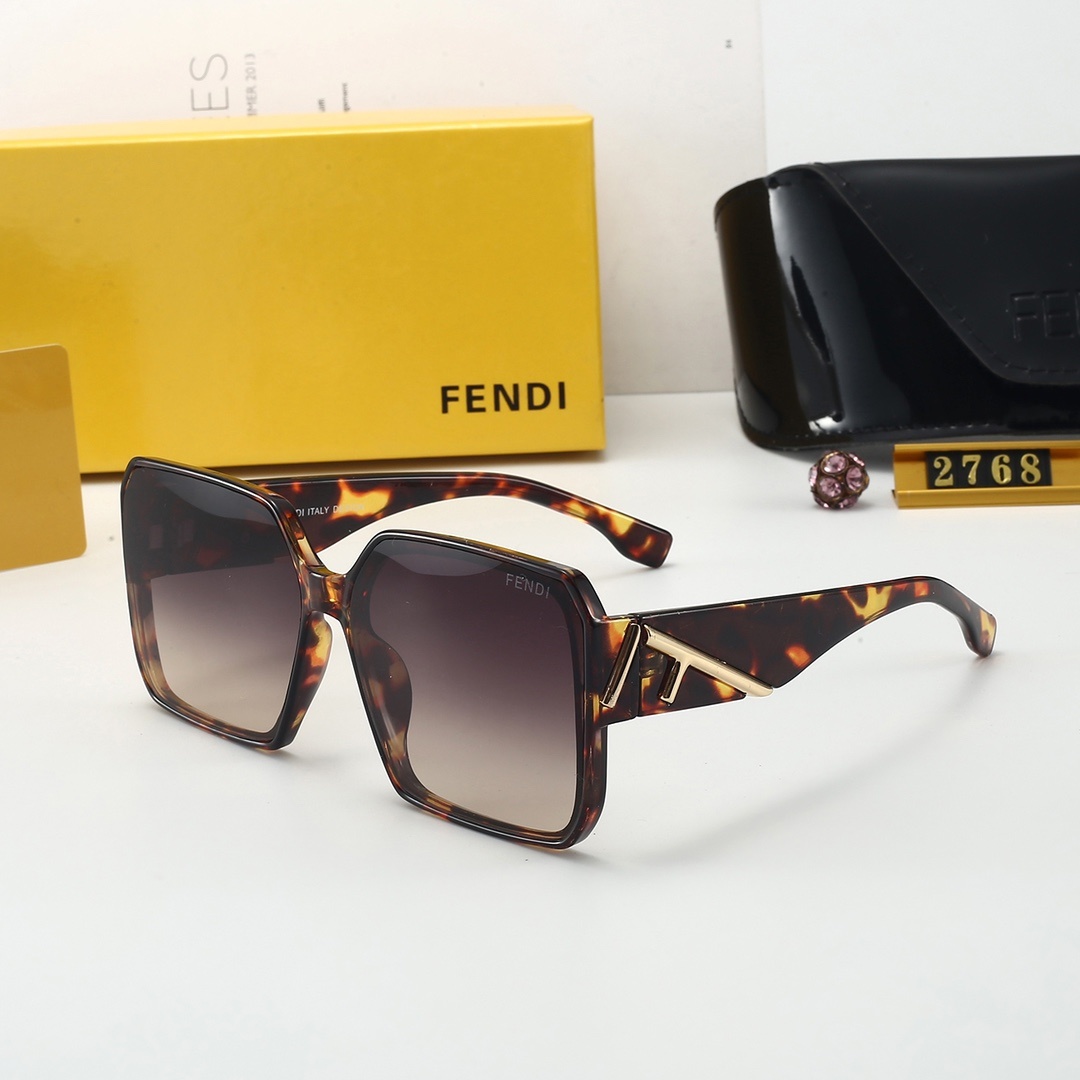 F design Fashion new sunglasses, HD UV protection lenses, 2768