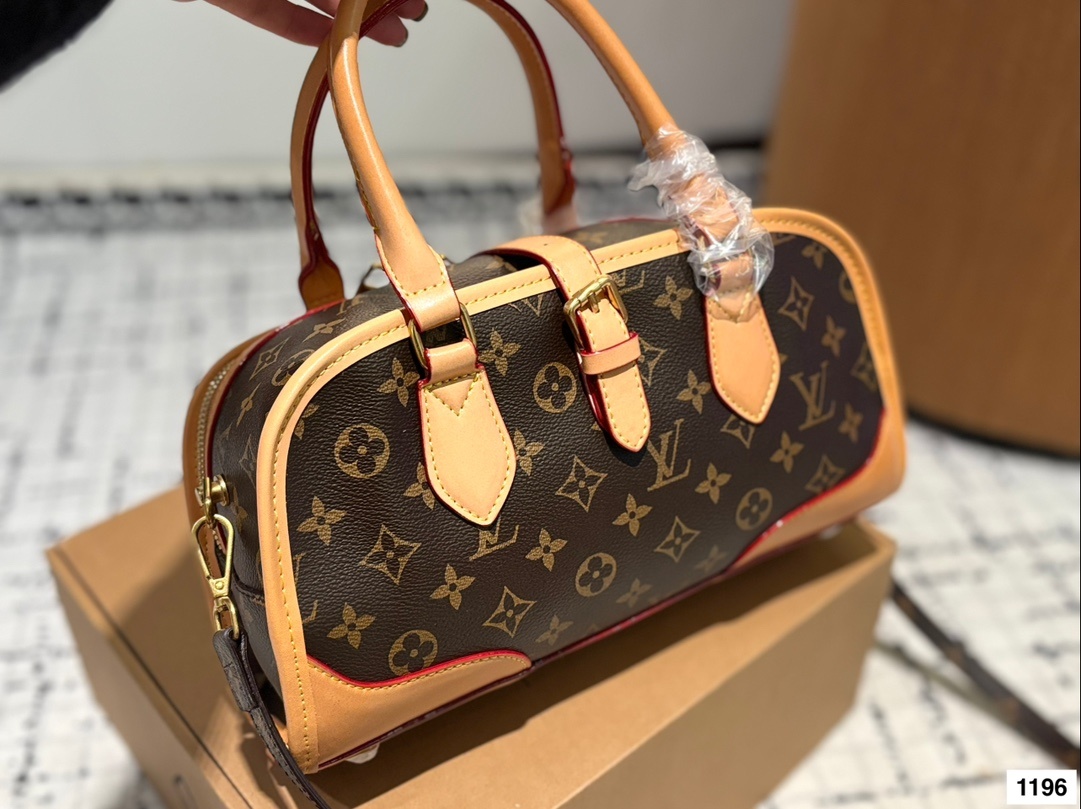 L design original leather handbag