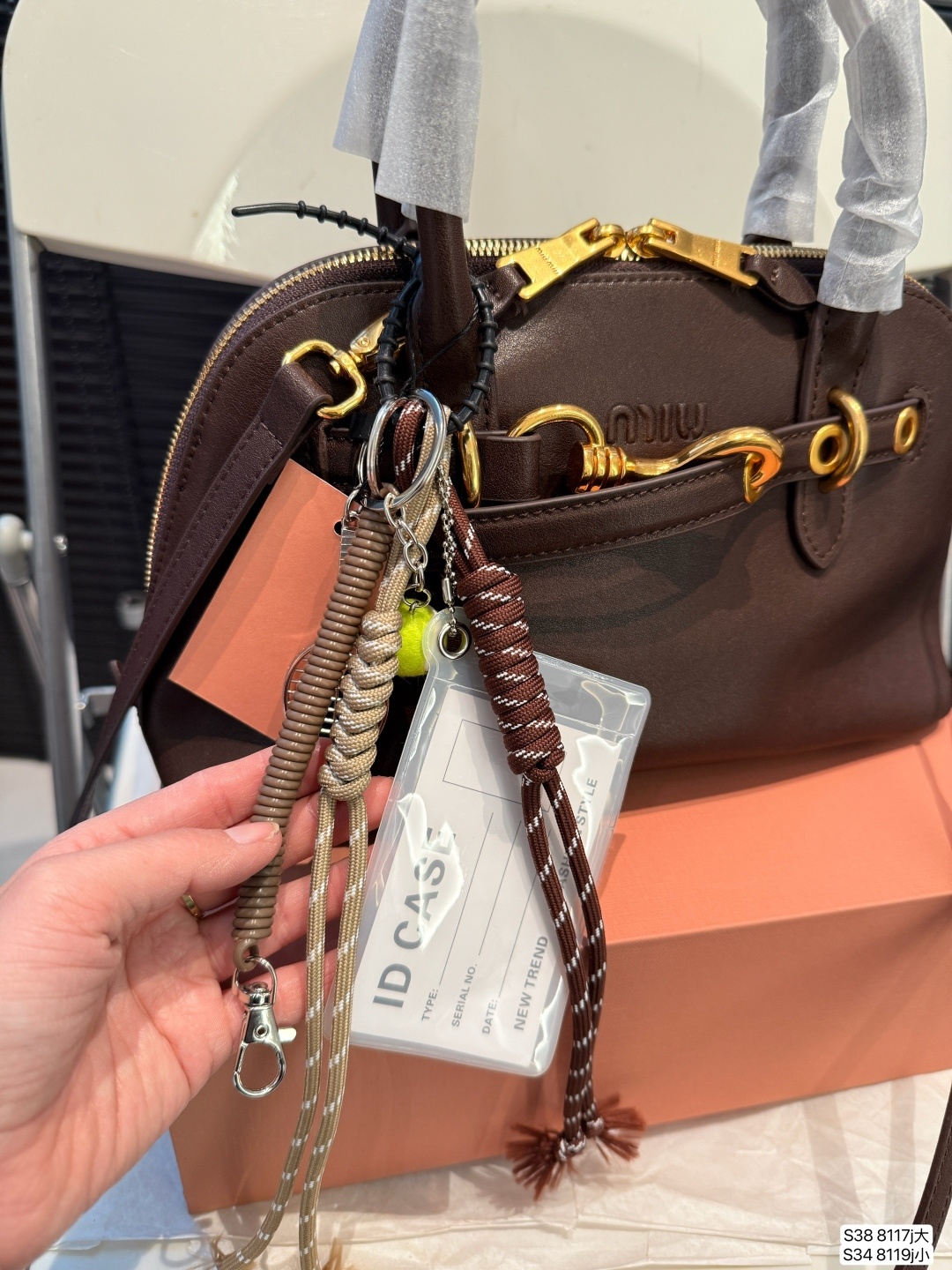 M design 25ss fashion shell messenger bag