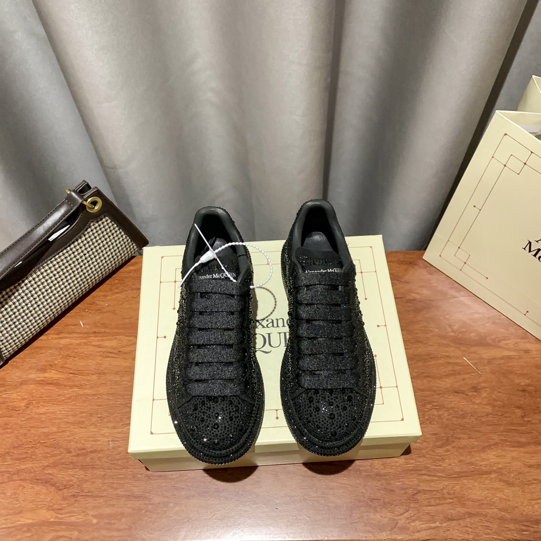 MCqueen design Hot style Rhinestone sneakers Full sizes available
