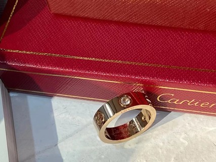 Cartier Rose Gold Couple Ring