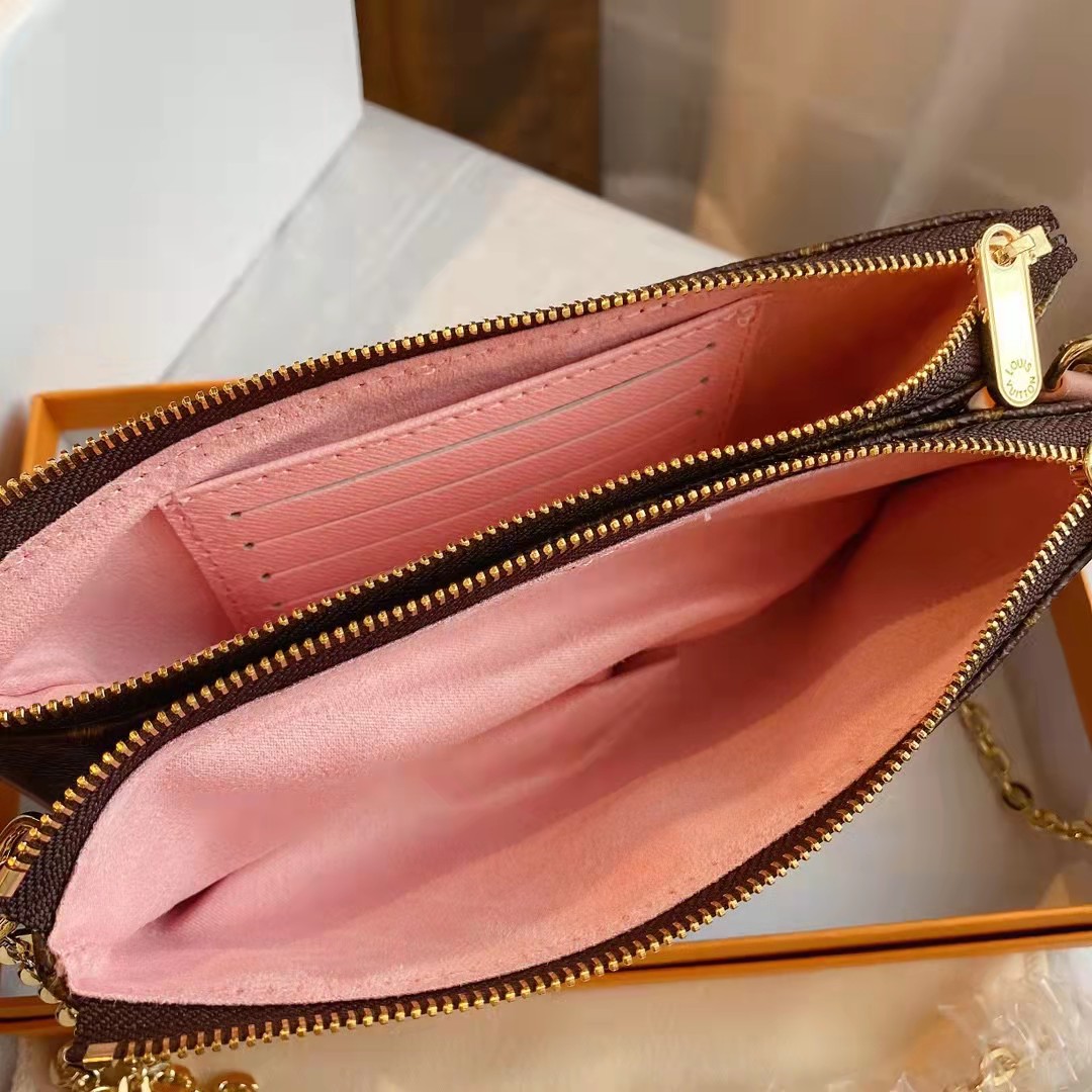 L designShoulder Bag Printing Metal Chain