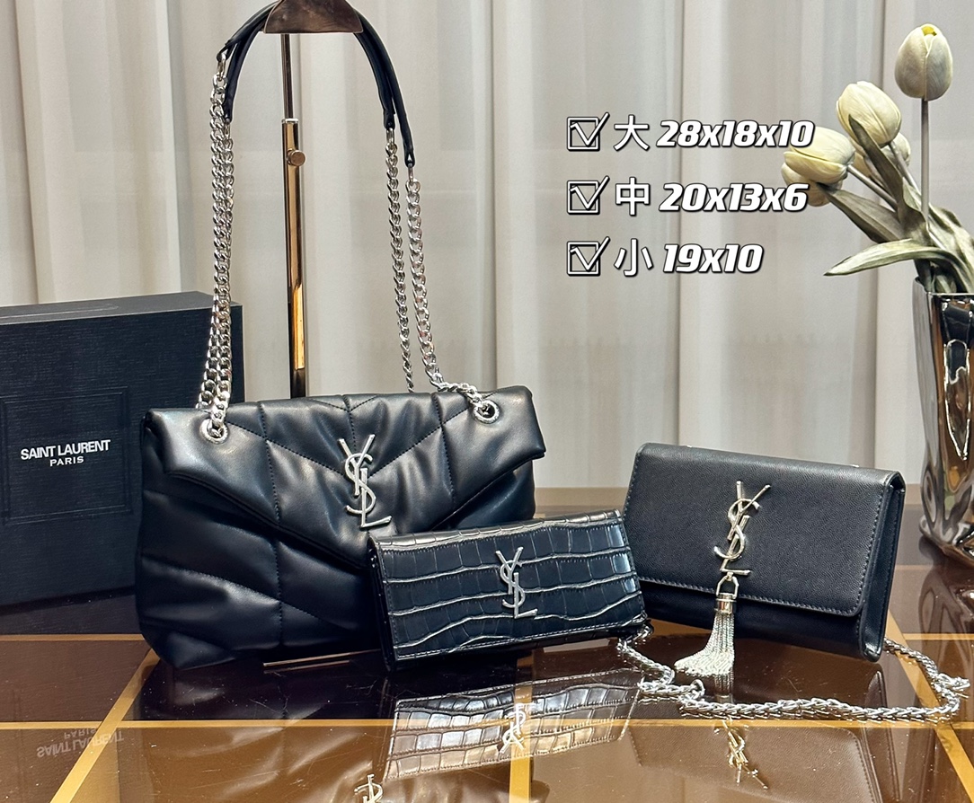 Y design Soft leather combination chain bag