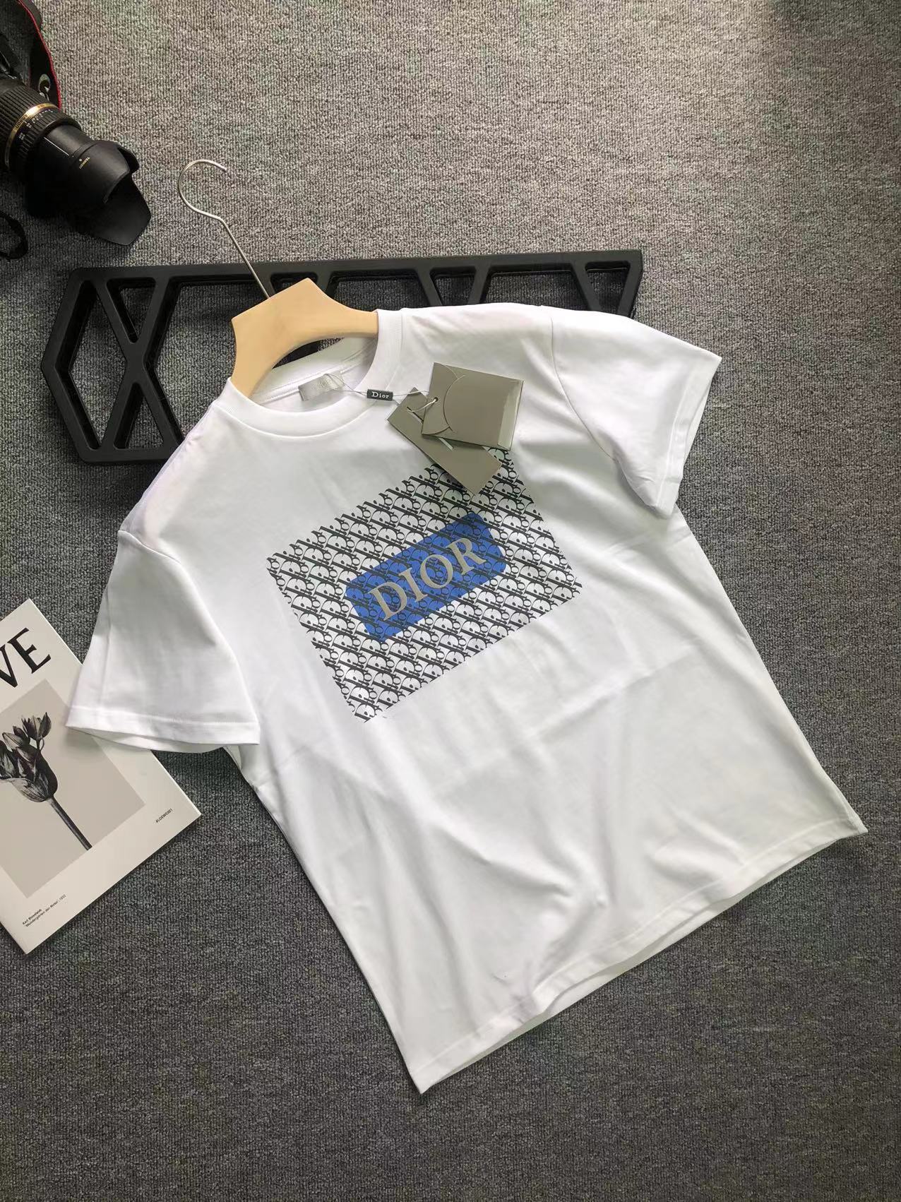 銆? Best quality  銆慏 designclassic logo printed short sleeve T-shirt men women unisex