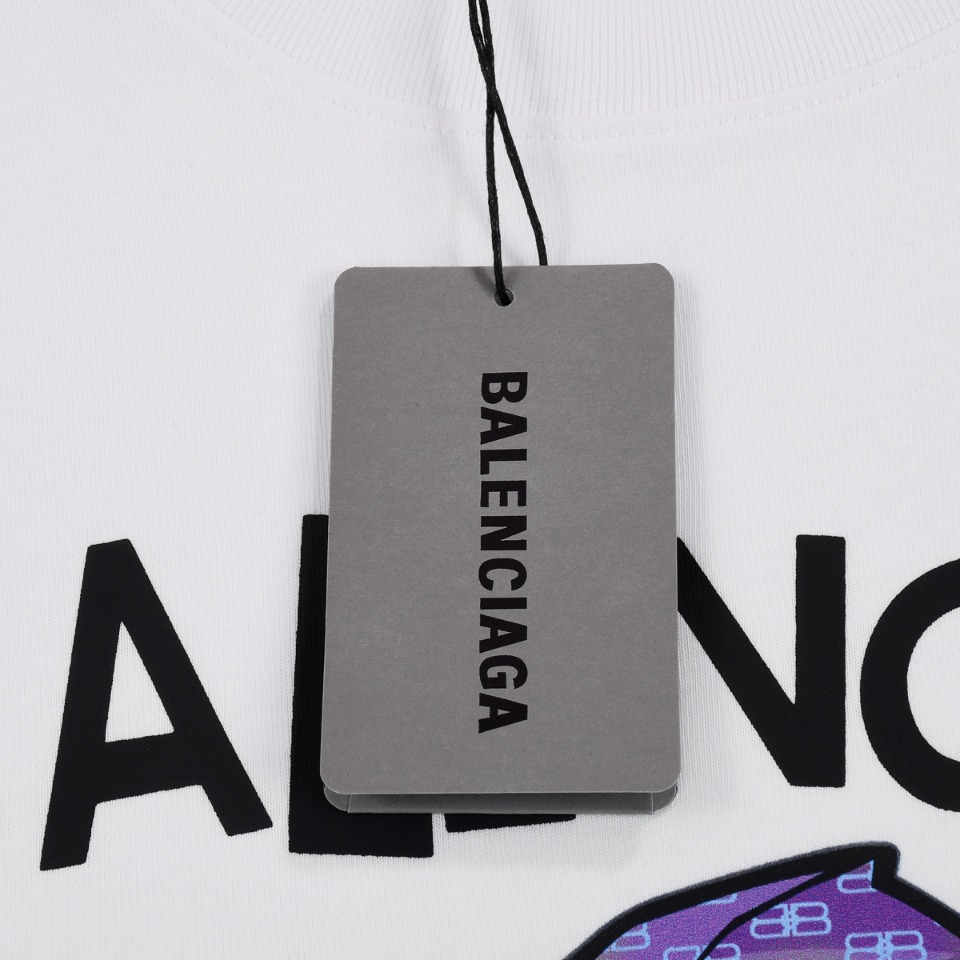 B design  Summer Cute Carton Character Printed 100 Percent Cotton Unisex Leisure T-shirt