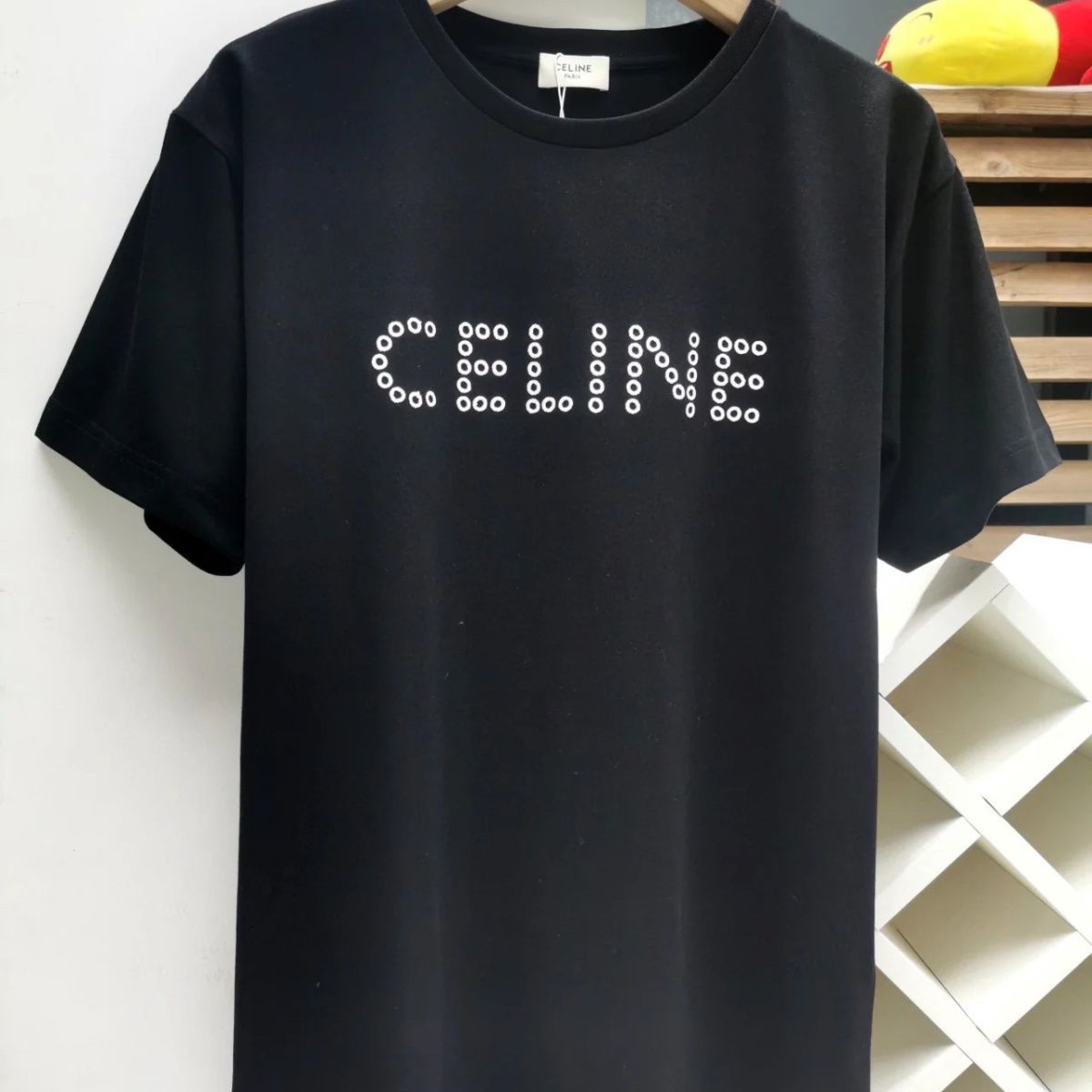 C logo  2023 Classic Logo Printed Unisex Stylish T-shirt Cotton Breathable