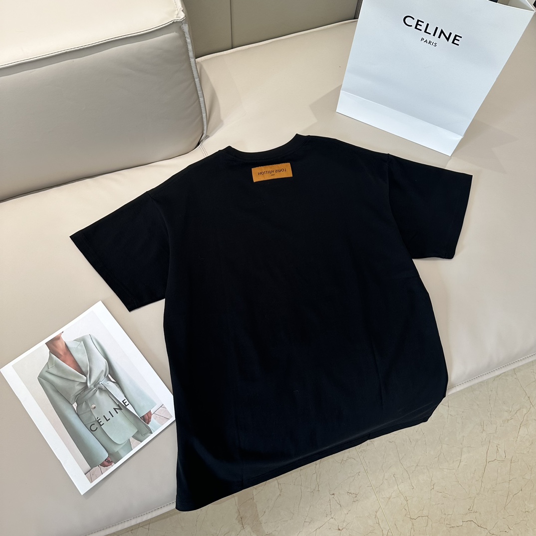 L design  Funny Rabbit Printed Cotton 100 Percent Unisex Leisure T-shirt