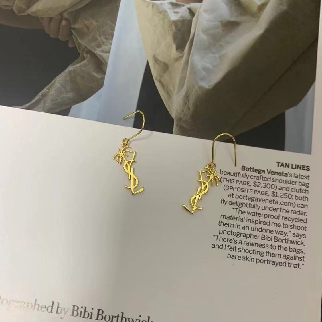 Y style Yve Y design high qualityPalm Earrings New accessories