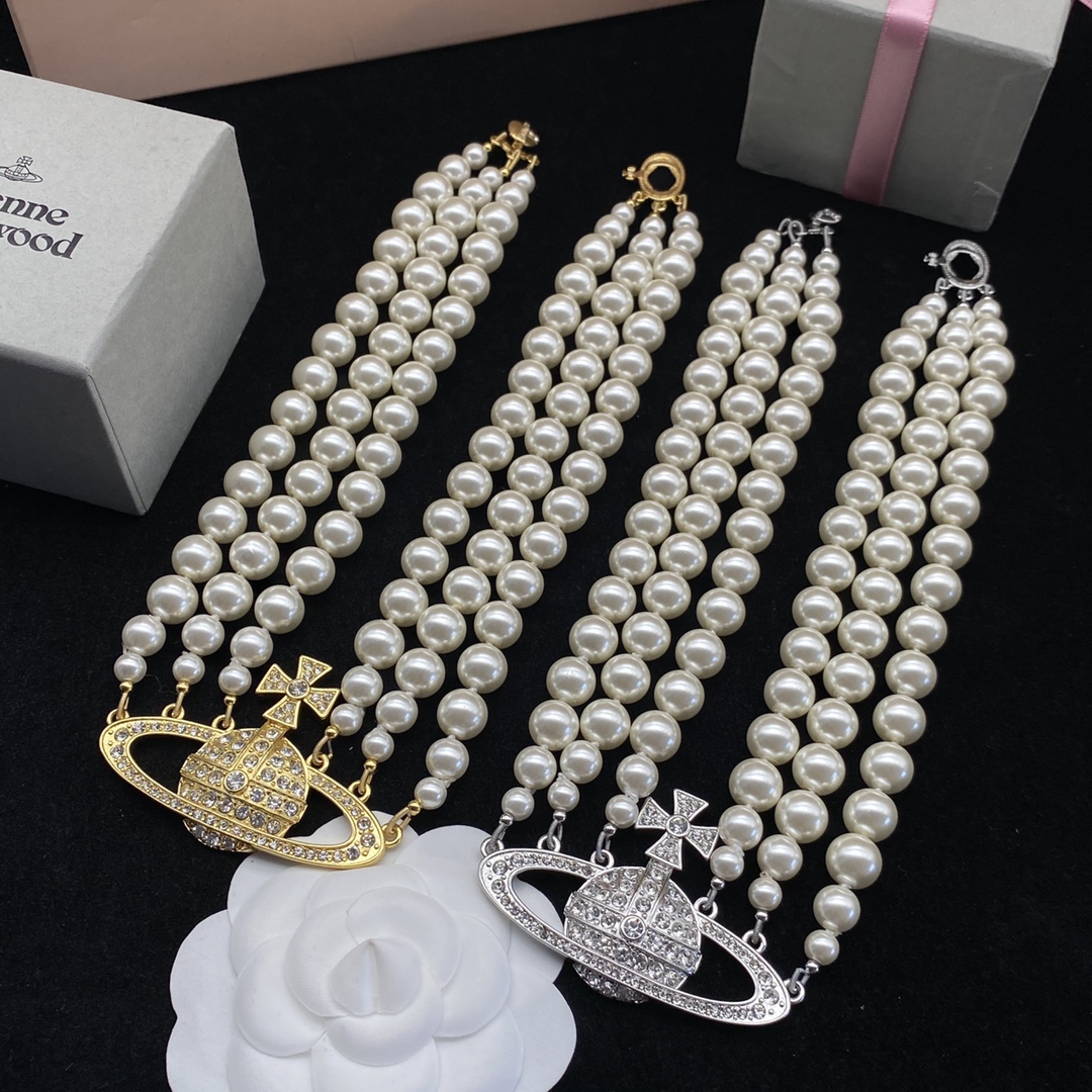 Western Queen Mother's Pearl Necklace