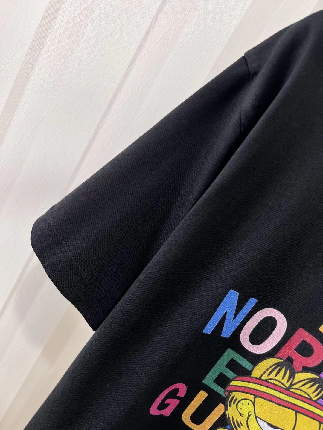 The North Face & G design Spring Summer New Design Lovely Garfield Printed Unisex Cotton Leisure T-shirt