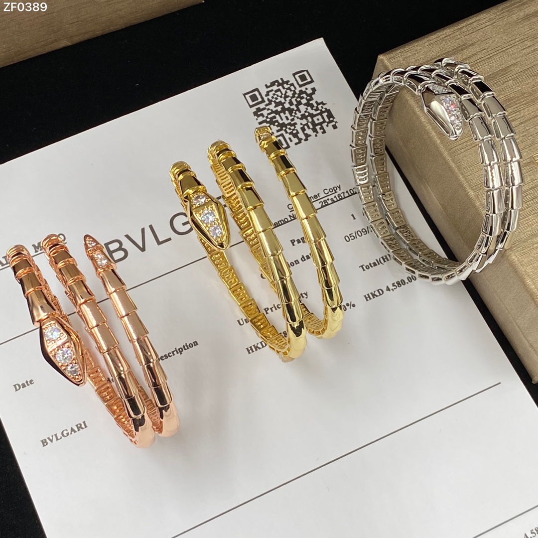 Bulgari Classic Snake-shaped bracelet