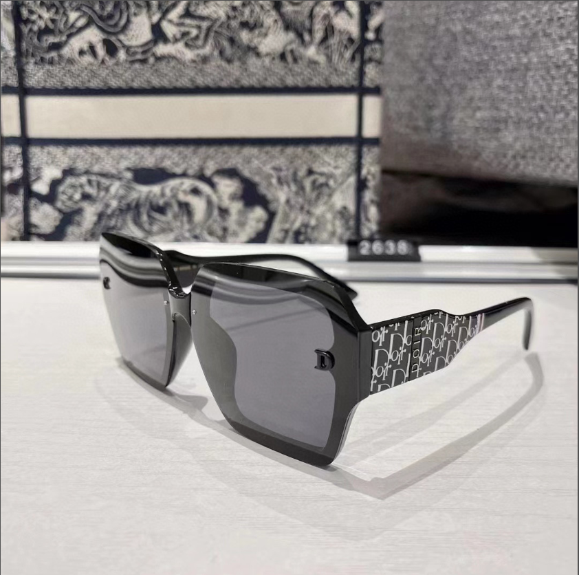 D designfashion thick frame sunglasses