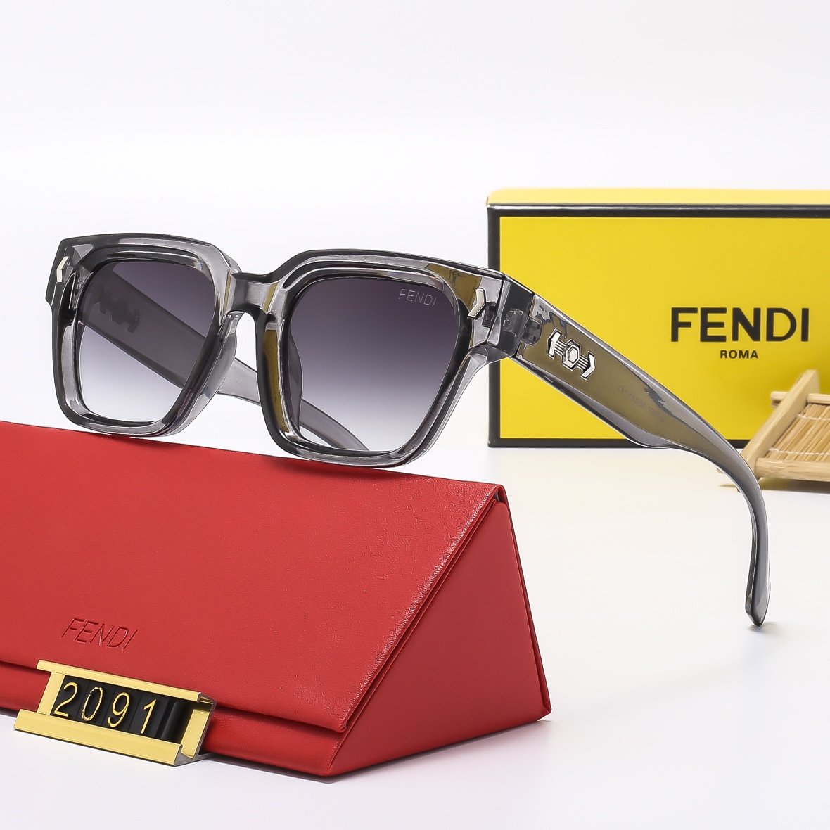 F design Baozou series high quality sunglasses 2091