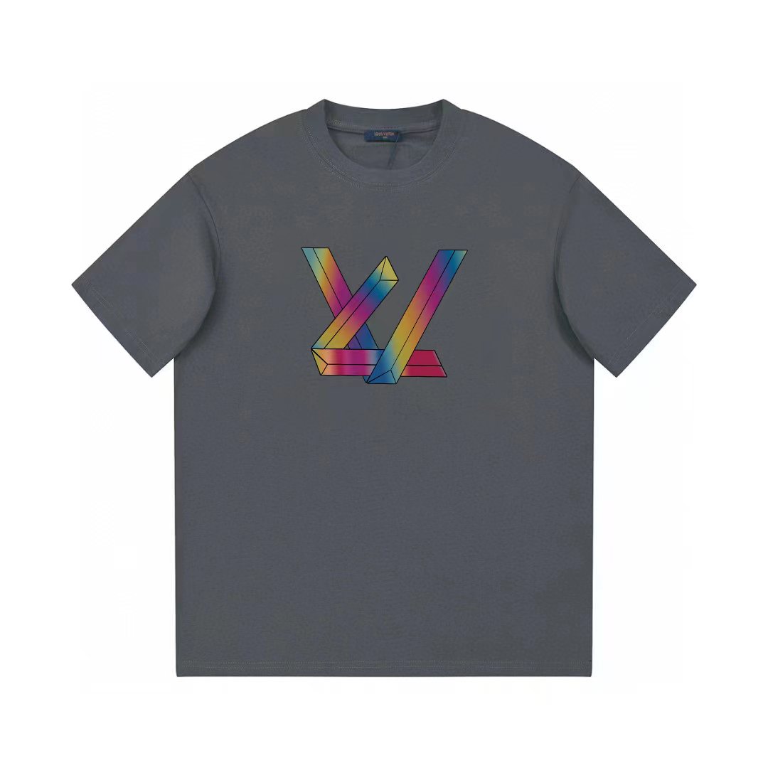 L design  Summer Cotton Breathable Unisex Leisure T-shirt