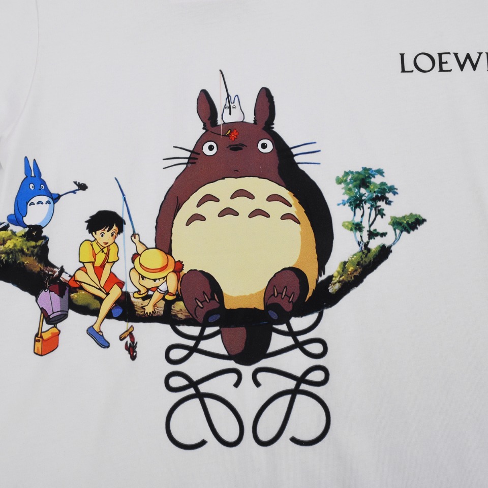 L design  Summer Cute Carton Character Printed Cotton 100 Percent Unisex Stylish T-shirt