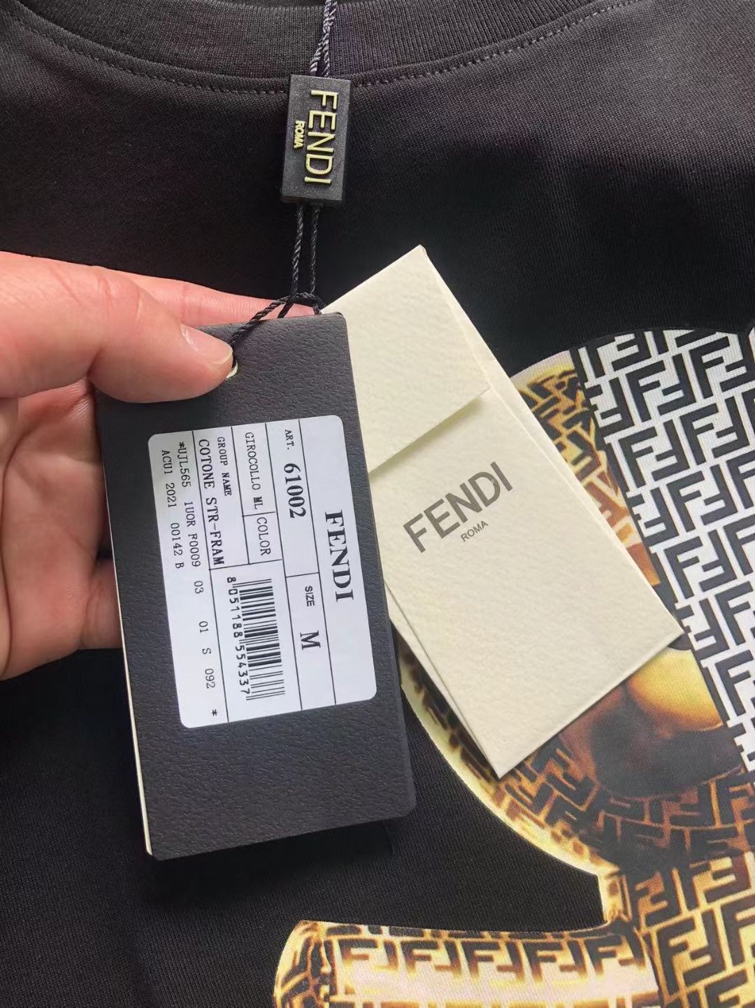 F design  classic logo Bear printed short sleeve T-shirt men women unisex High quality