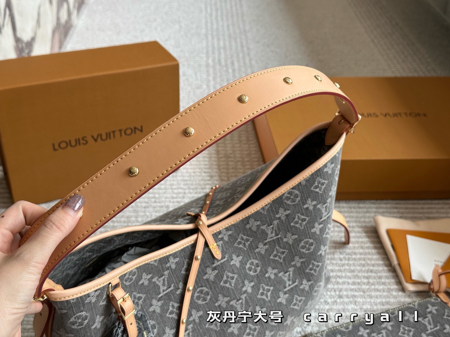 L  design classic versatile shopping bag