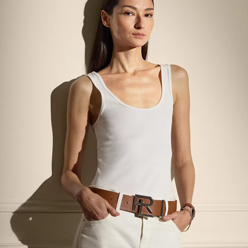 R2025 Summer Fashion New Women's Sleeveless Knitted Short Casual Versatile Tank Top