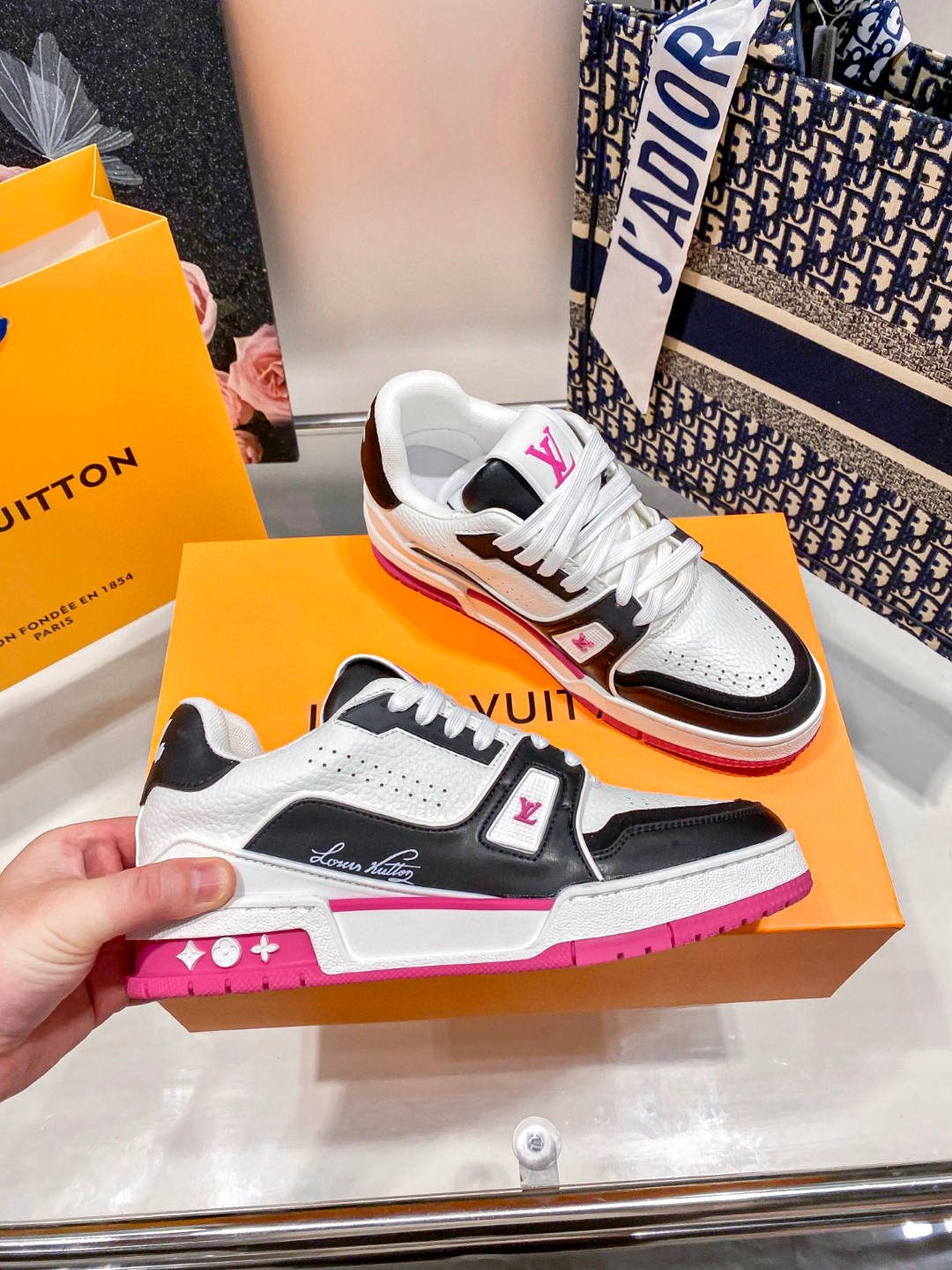 L  TRAINER Couple's low - top sneakers