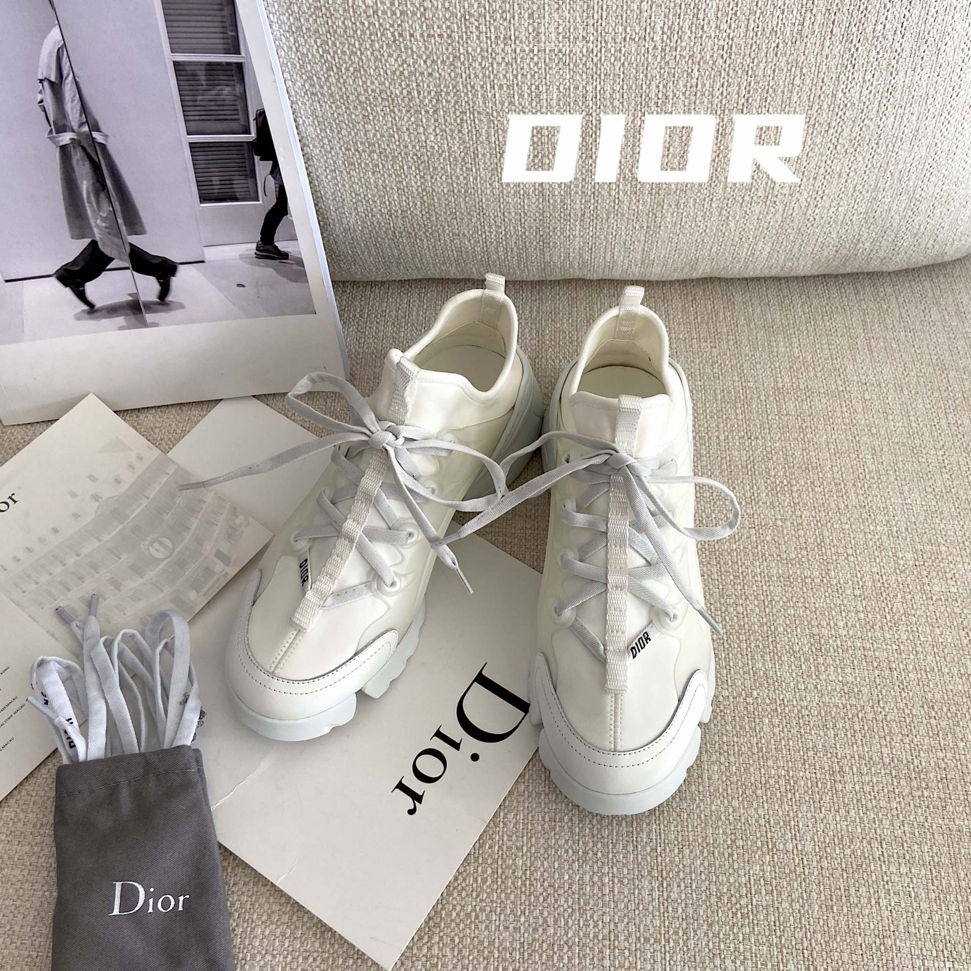 Dior new thick bottom sneakers casual shoes