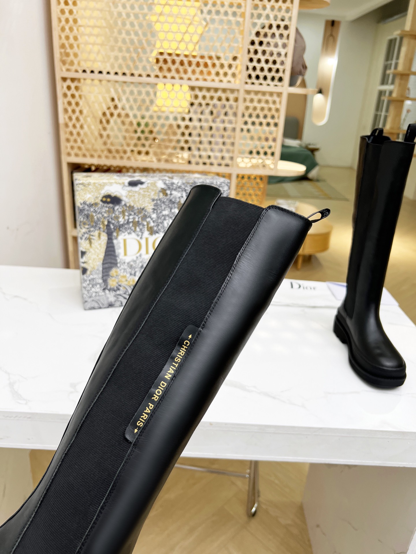 Dior's New Product Trials Chelsea High Boots