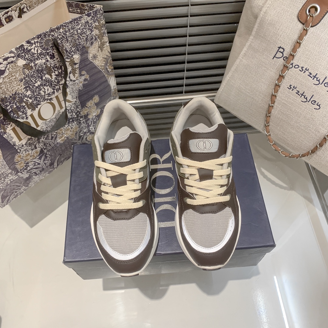 Dior new fluorescent sneakers casual shoes