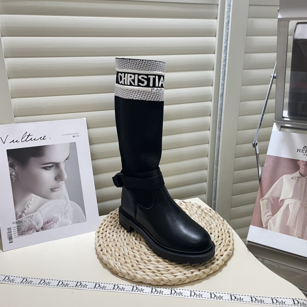 dior new mid-tube socks boots