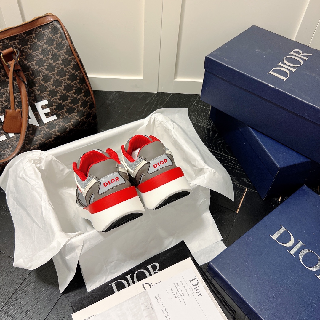 Dior B29 women sneakers thick sole casual shoes